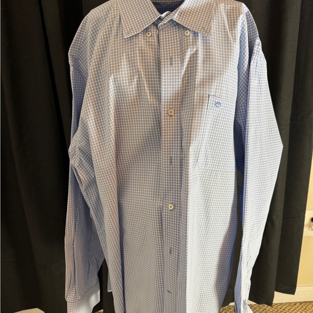 Blue Checkered Men's Shirt